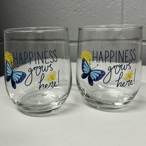 4 count Stemless Wine Glasses